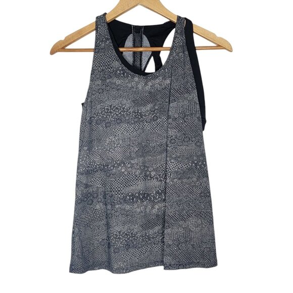 Lululemon Cross Conditioning 2 in 1‎ Tank Top Sports Bra B/C Cup Women's Size 6 - Picture 1 of 4